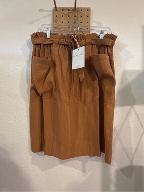 NWT Downeast Soft Waist Mini Skirt in Warm Caramel size XL